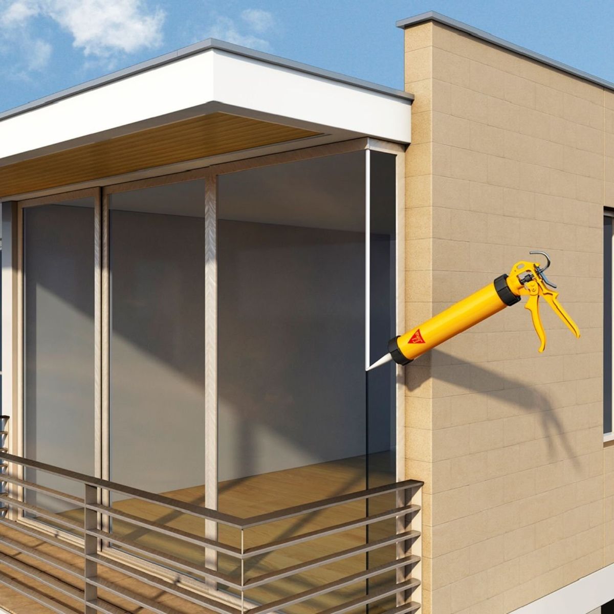 SIKA - Silicona Acética Antihongos Sikasil IA Transparente x 280 ml