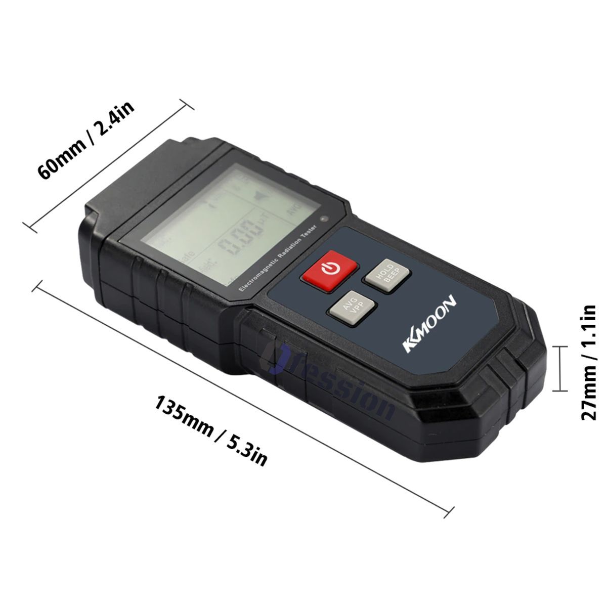 GENERICO - Sensor Detector medidor digital d Radiacion Electromagnetica REM