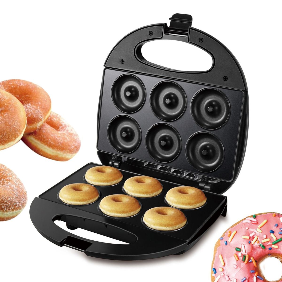 OEM - Horno para Hacer Rosquillas Mini Donas hasta 6 a la Vez