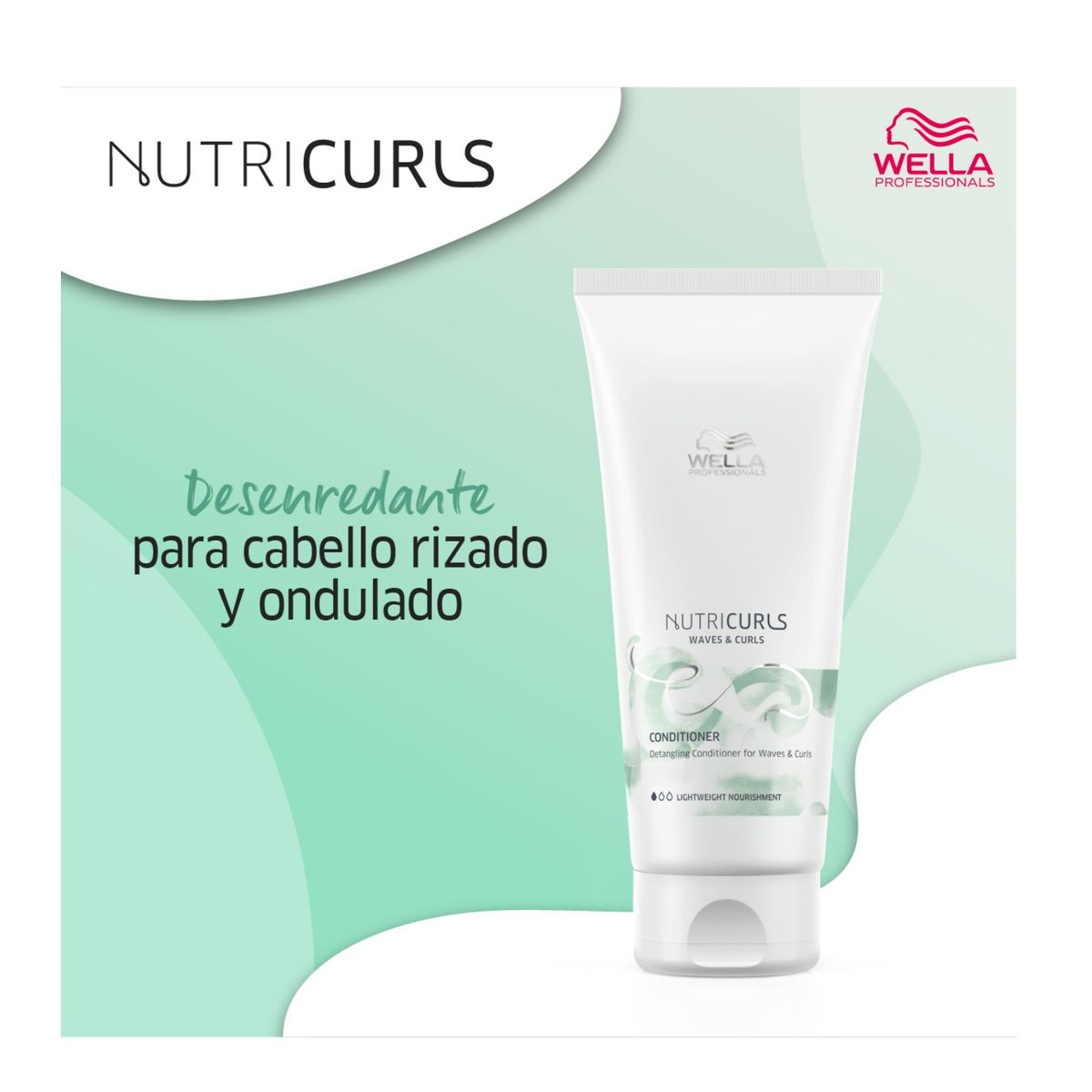 WELLA - Shampoo Micelar Para Rizos 250ml+ Acondicionador Wella Nutricurls