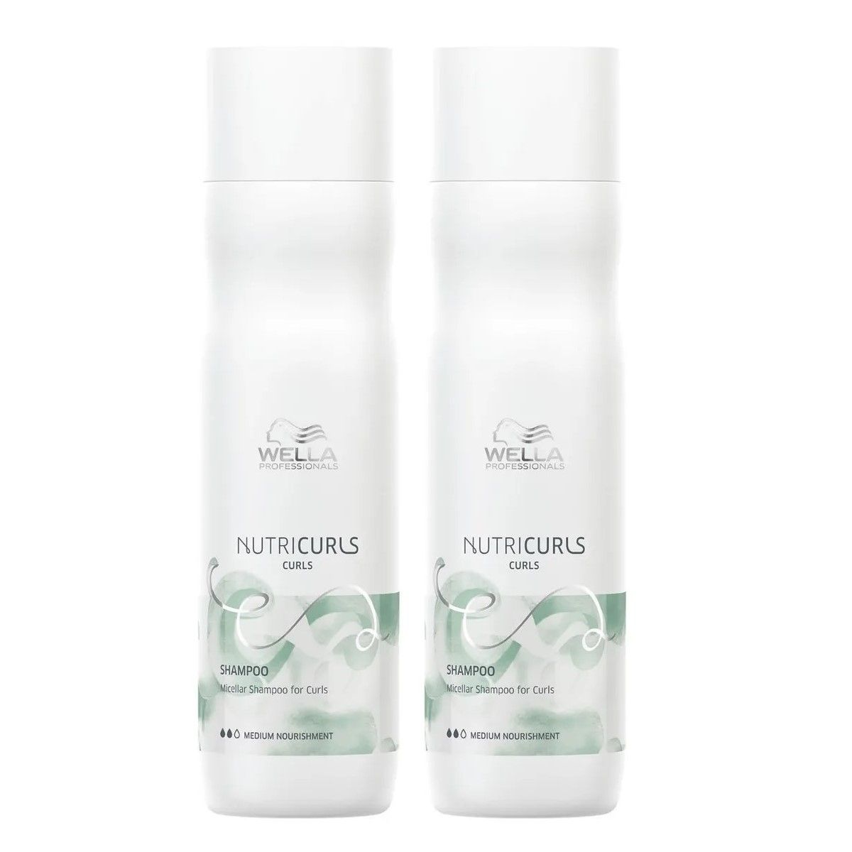 WELLA - Duo Shampoo Micelar Para Rizos Wella Nutricurls 250ml