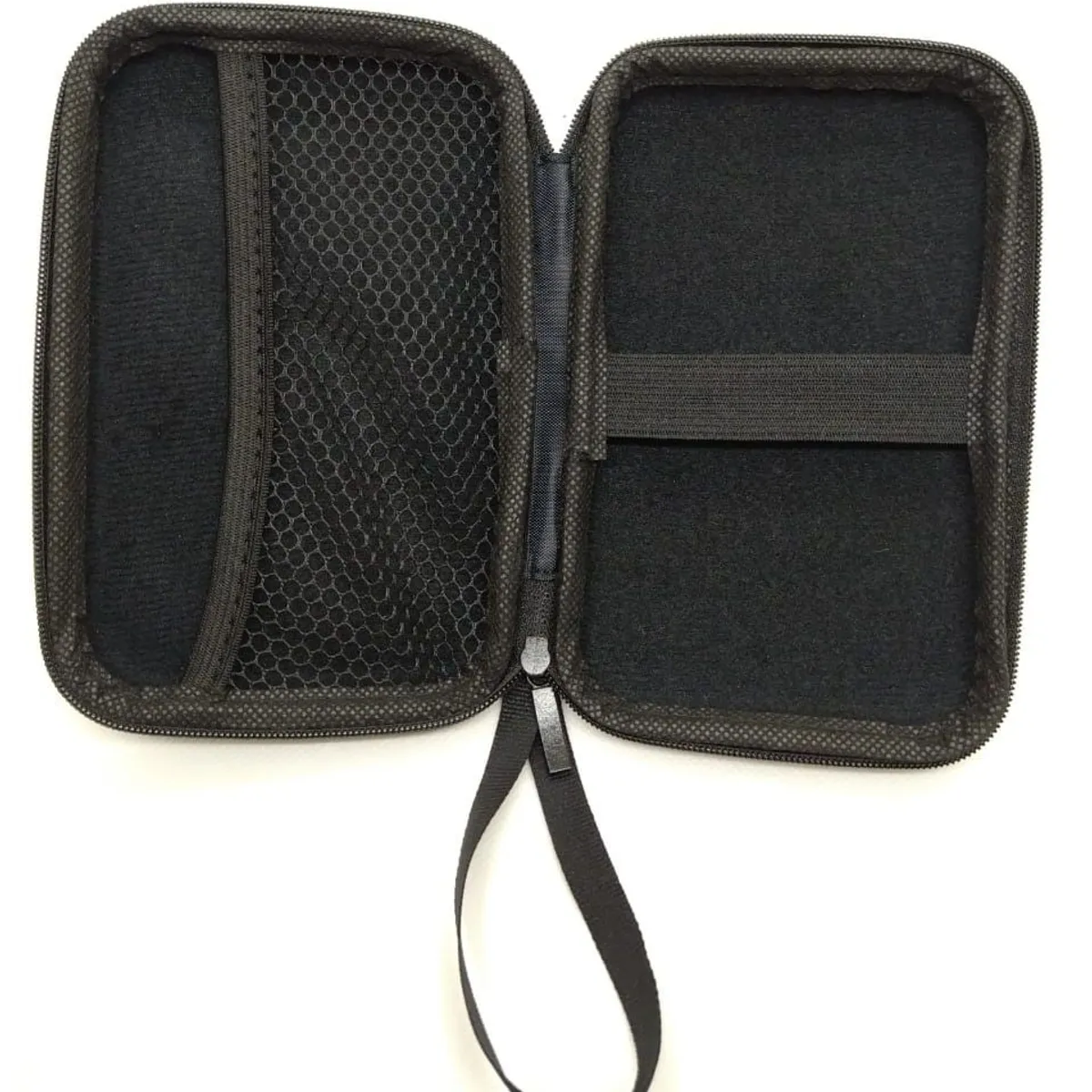 GENERICO - Funda Anti Golpes Case Disco Duro Externo 2.5 Cremallera Negro Liso