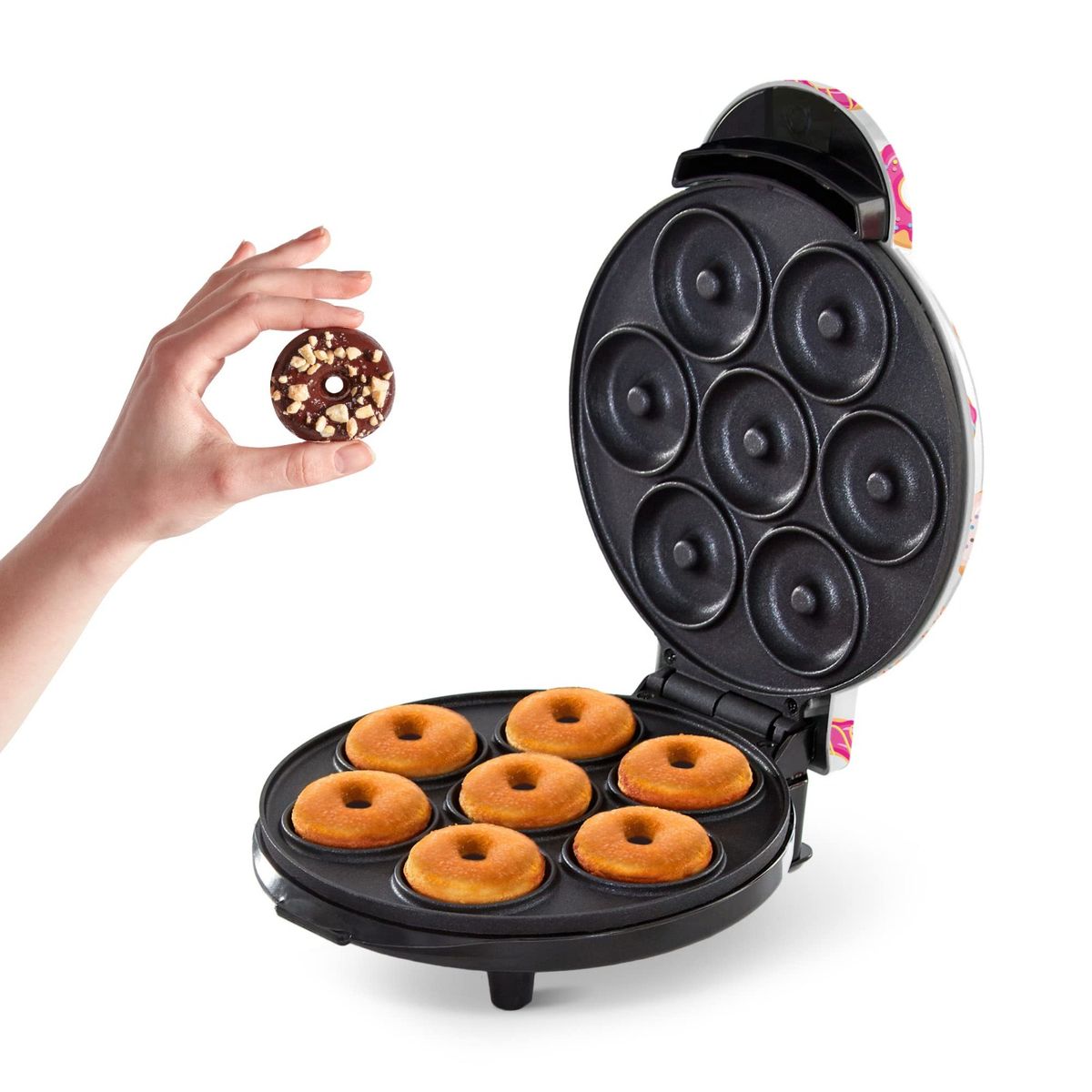 OEM - Máquina para Hacer Rosquillas Mini Donas hasta 7 a la Vez