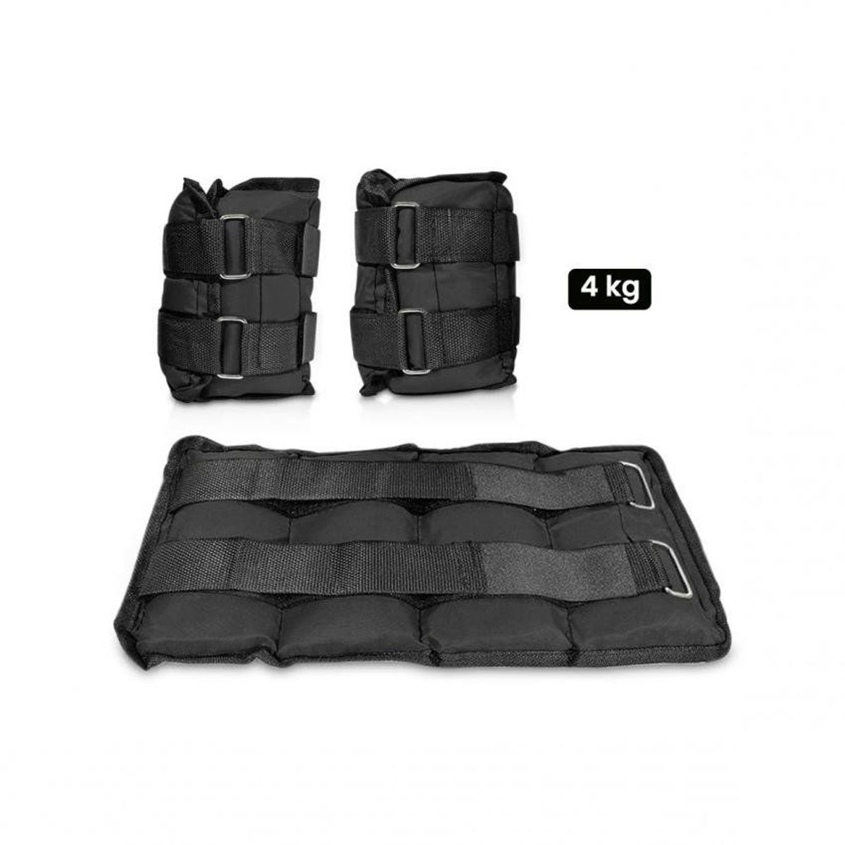 GENERICO - Pesas Tobilleras Muñequeras Ajustables 4kg