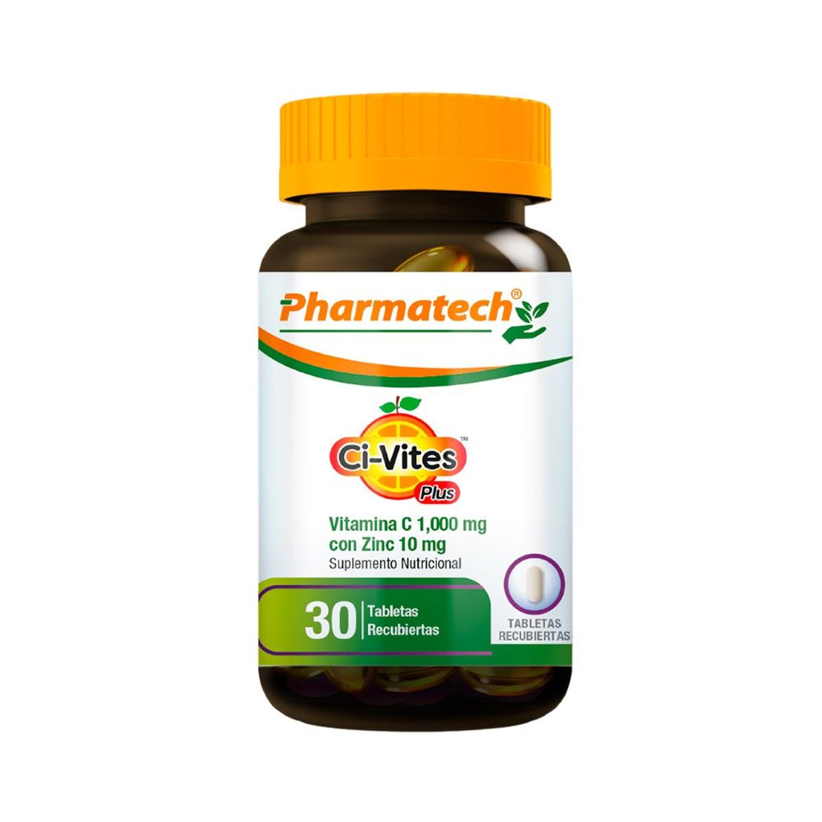 PHARMATECH - Vamina C 1000Mcg / Zinc 10Mg Pharmatech 30 Tabletas