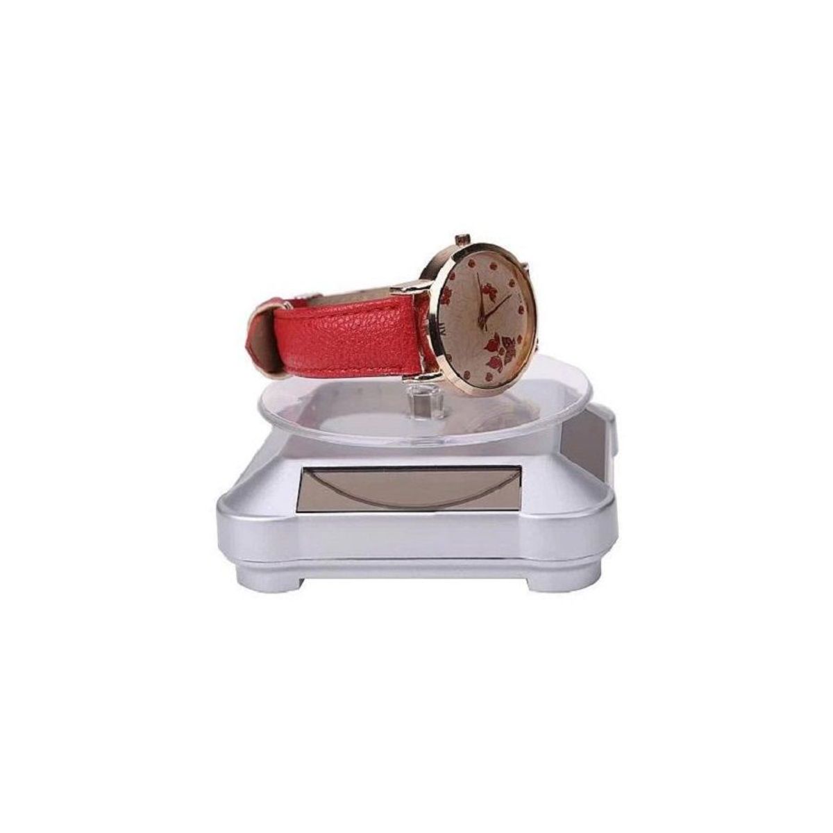 GENERICO - Base Giratorio 360 Exhibidor Mostrador a Panel Solar - Pila