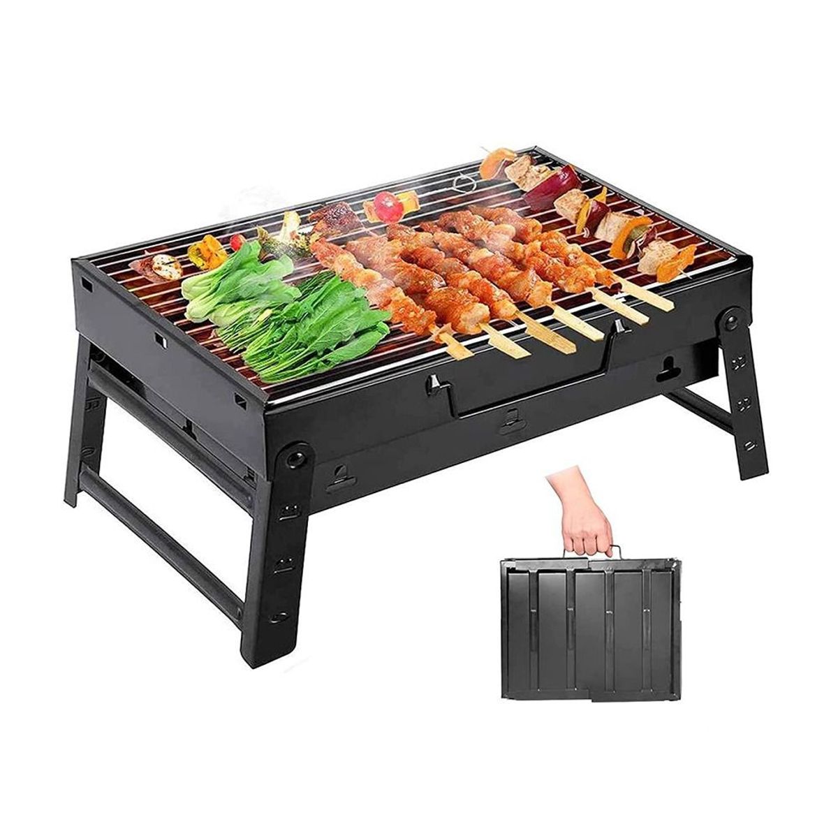 OEM - Parrilla para Camping Jardín para Barbacoa