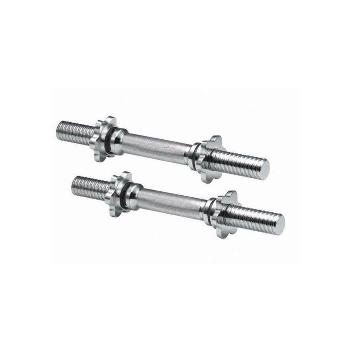 HOLGU - Barra Manubrios Mancuernas Cromadas Unisex-