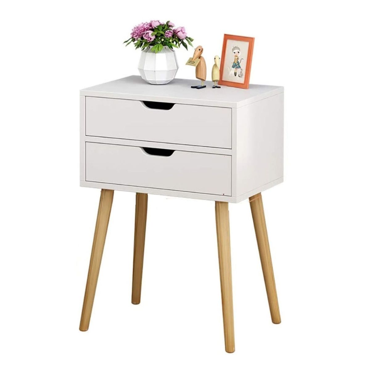 DIBA MUEBLES - Velador Duke Blanco DIBA Muebles