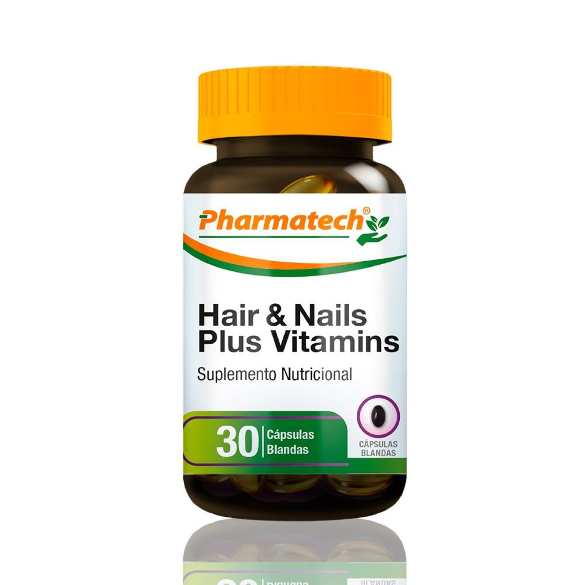 PHARMATECH - Vitaminas Y Minerales Cuidado Cabello Y Uñas 30 Caps Blandas