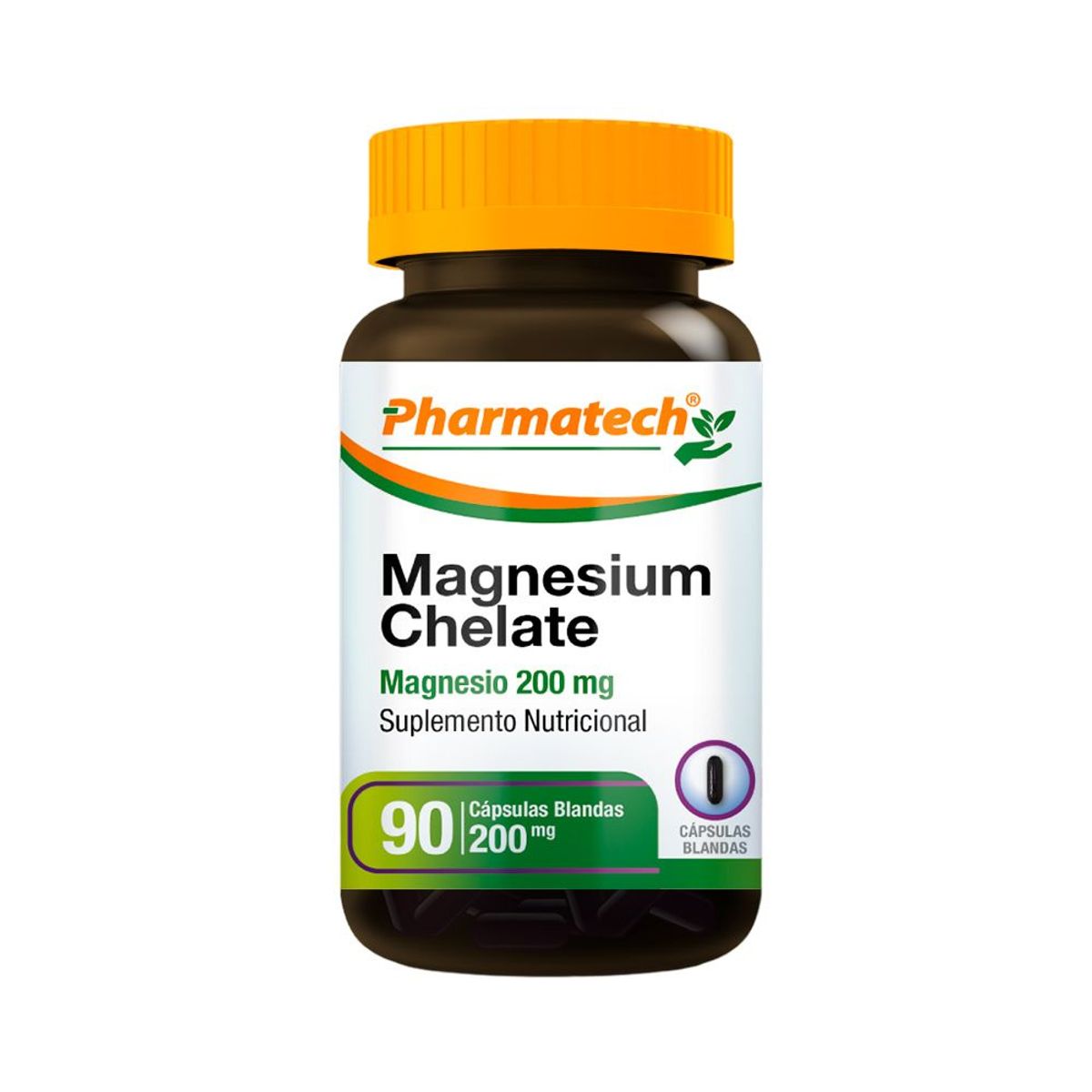 PHARMATECH - Magnesio Pharmatech (Quelato) 90 Caps Blandas