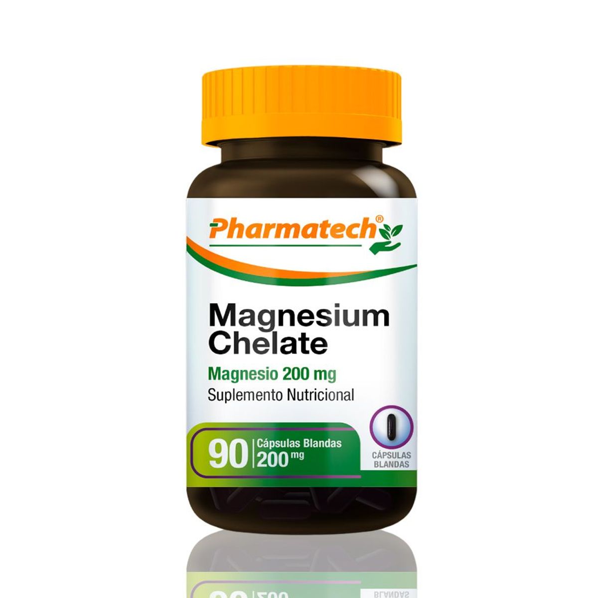 PHARMATECH - Magnesio Pharmatech (Quelato) 90 Caps Blandas