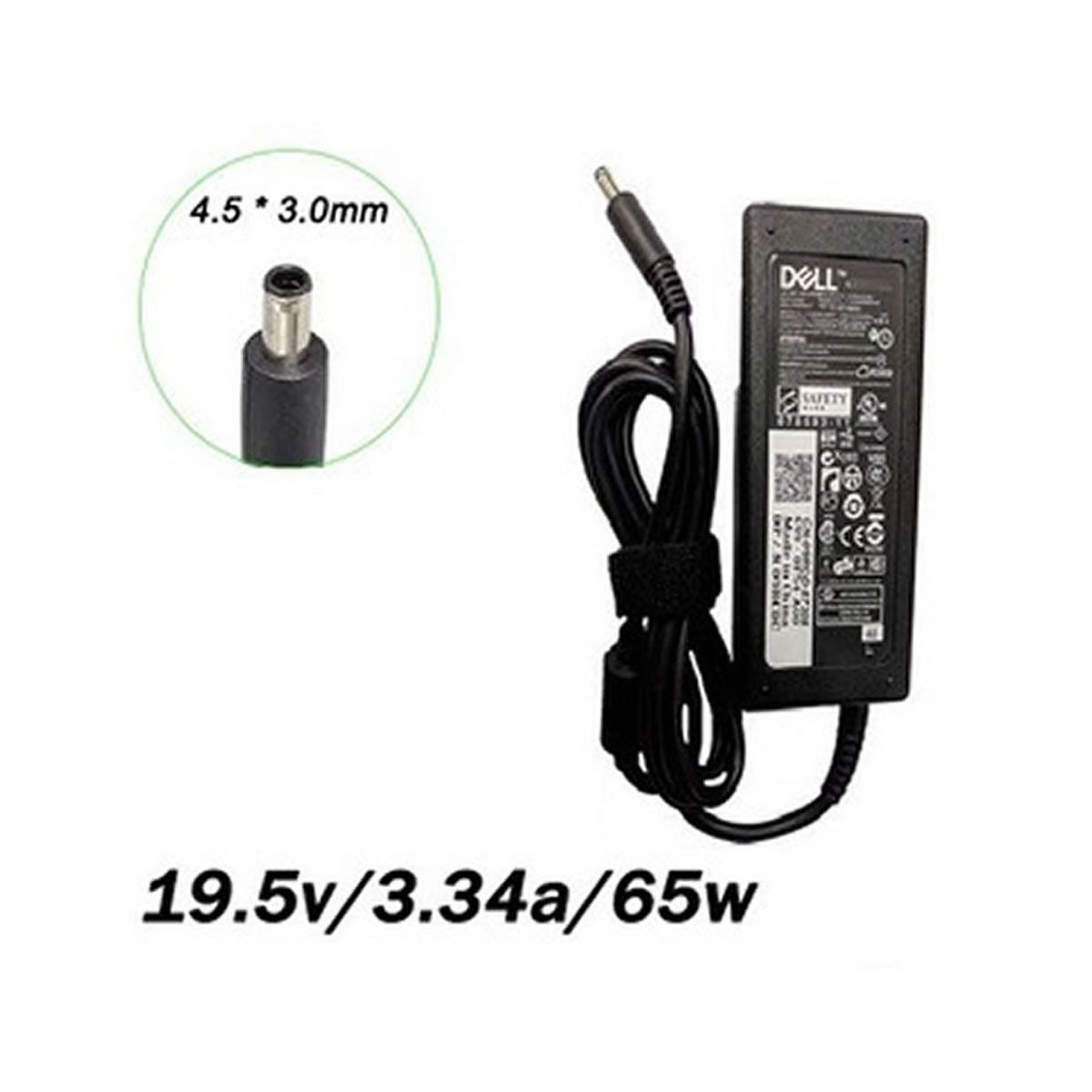 GENERICO - Cargador Genérico Dell Punta Delgada 19-5V 3-34A 4-5x3-0mm 65W