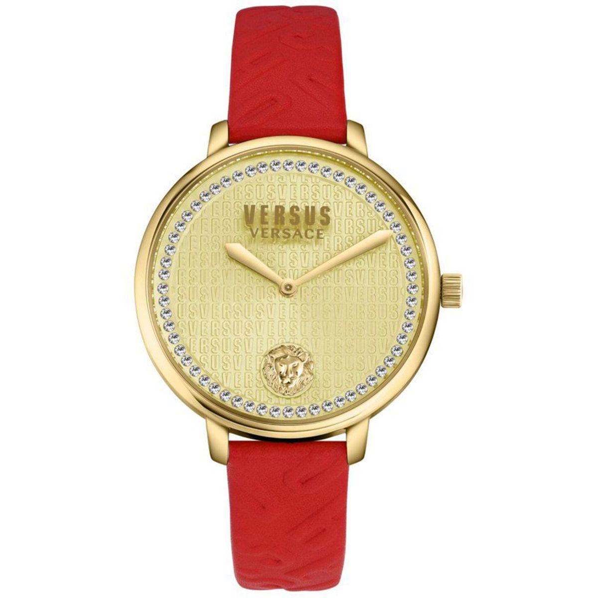 VERSUS VERSACE - Reloj La Villette Crystal VSP1S3621 Versus Versace para Mujer en Rojo