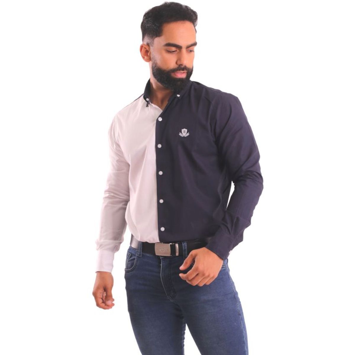 GENERICO - Camisa Manga Larga Algodón Pima - Multicolor