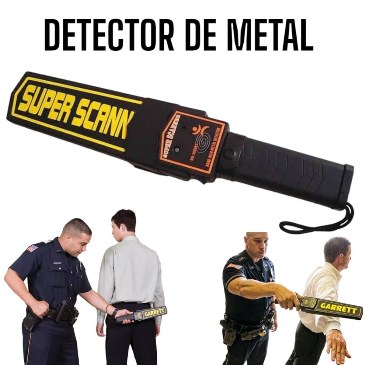 OEM - Detector de Metales de Seguridad Inalámbrico SUPPER SCANNER
