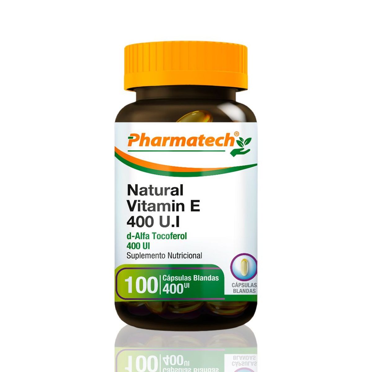 PHARMATECH - Vitamina E 400 Ui Pharmatech 100 Caps Blandas