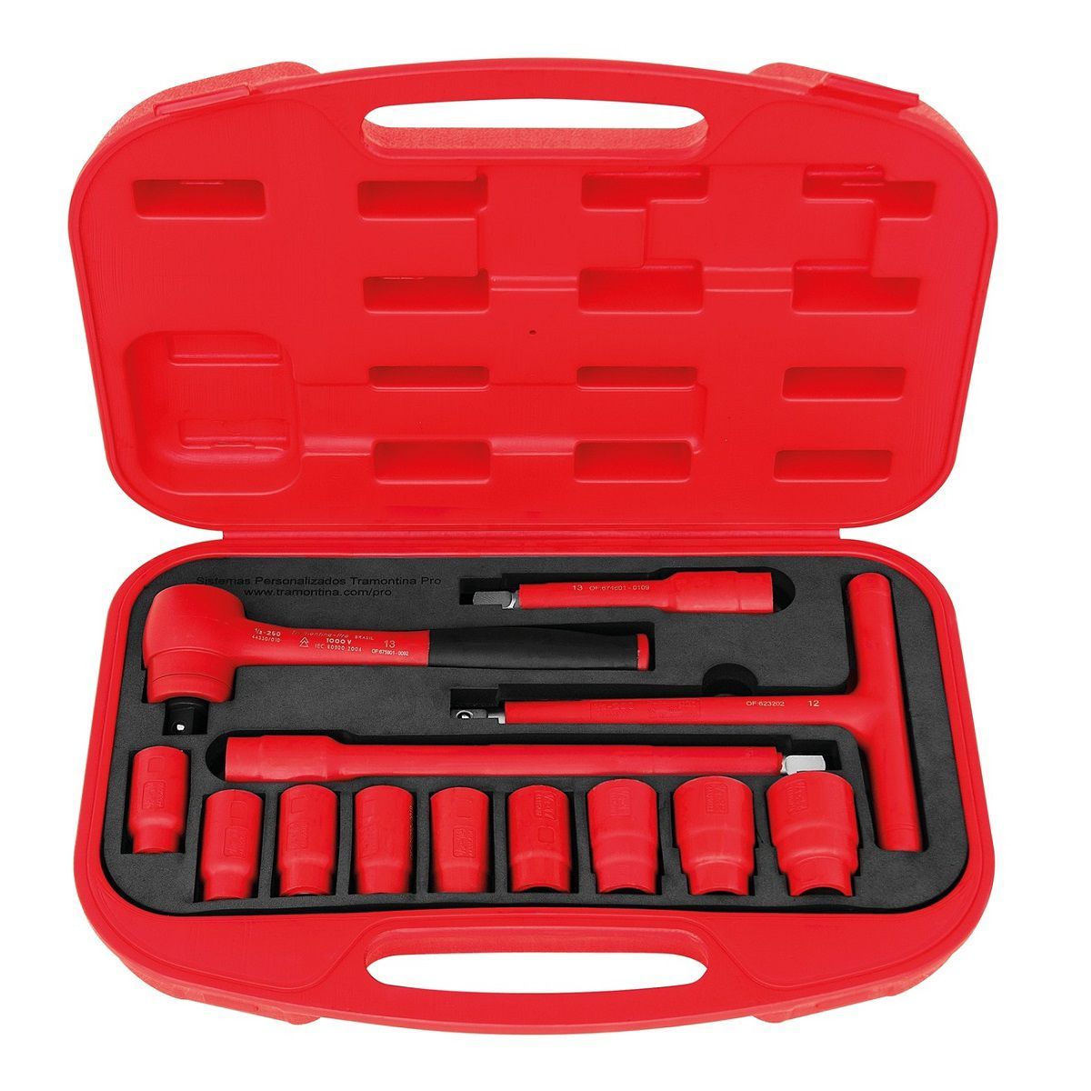 TRAMONTINA - JGOX13PZA DADOS 1000V 1/2" 44335/213 TRAMONTINA