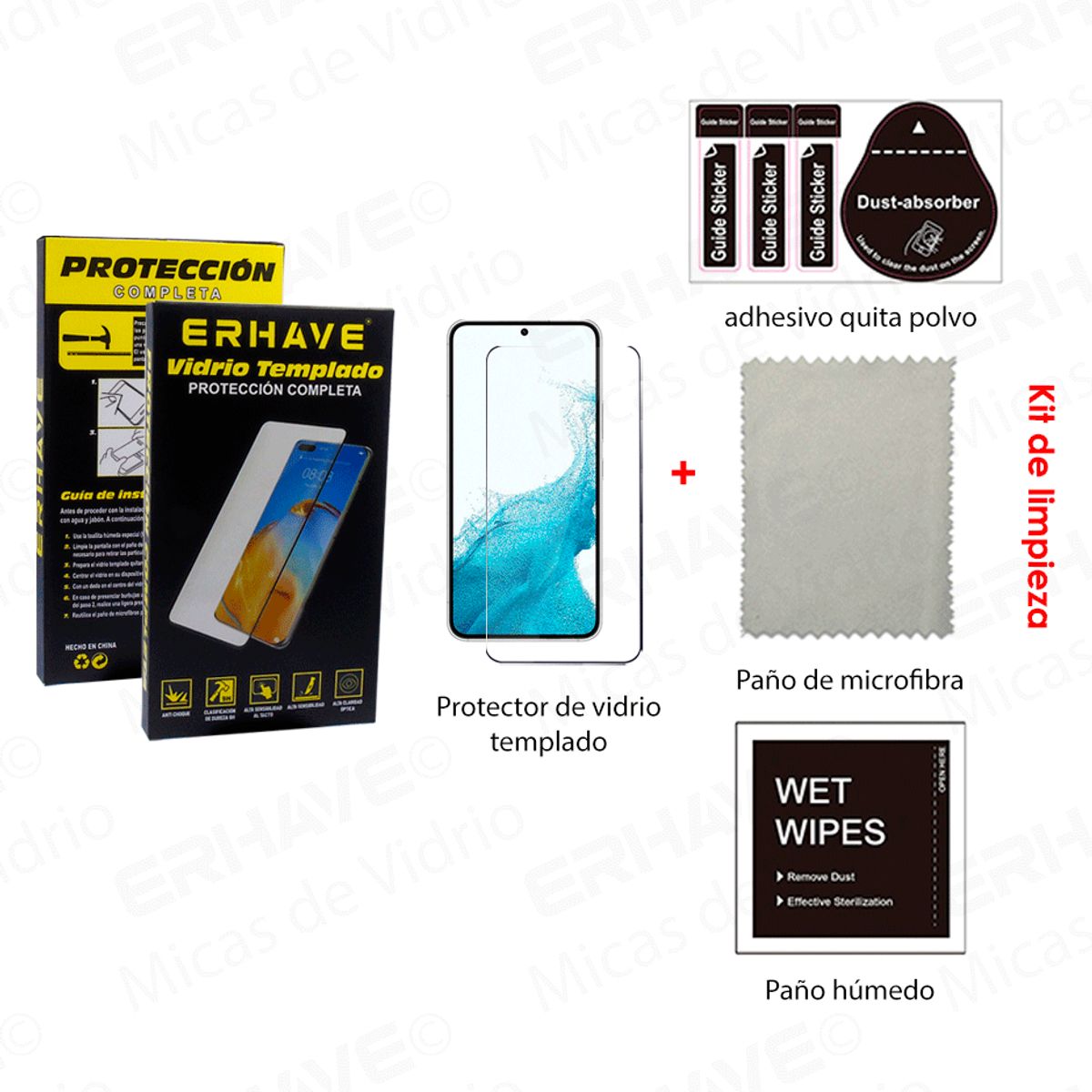 ERHAVE - mica de vidrio para Xiaomi Redmi Note 12s