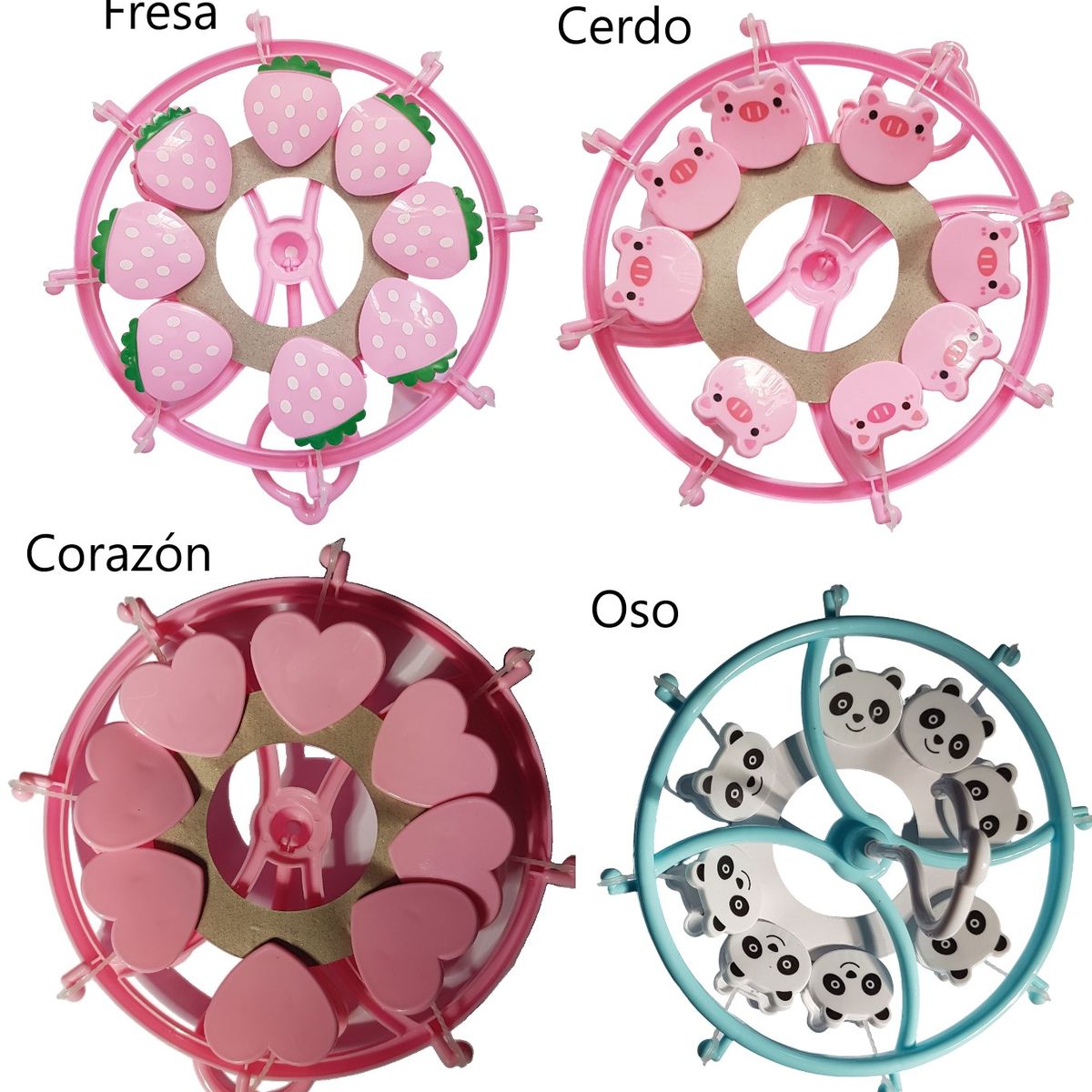 GENERICO - Colgador perchero de ropa con 8 ganchos