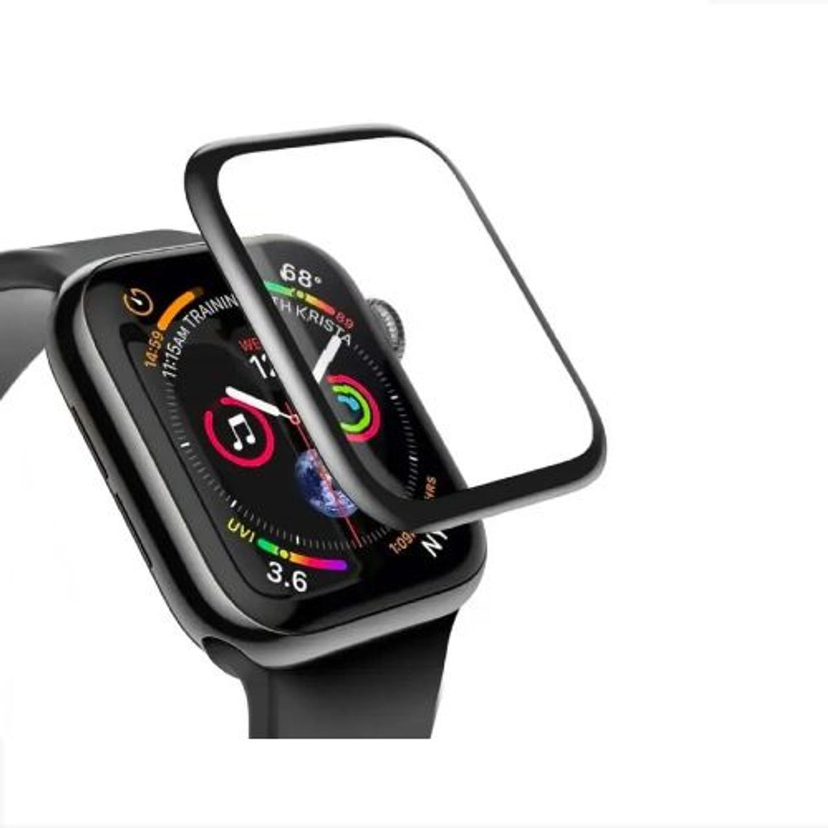 GENERICO - Mica de Vidrio Full Glue Para Apple Watch 45MM