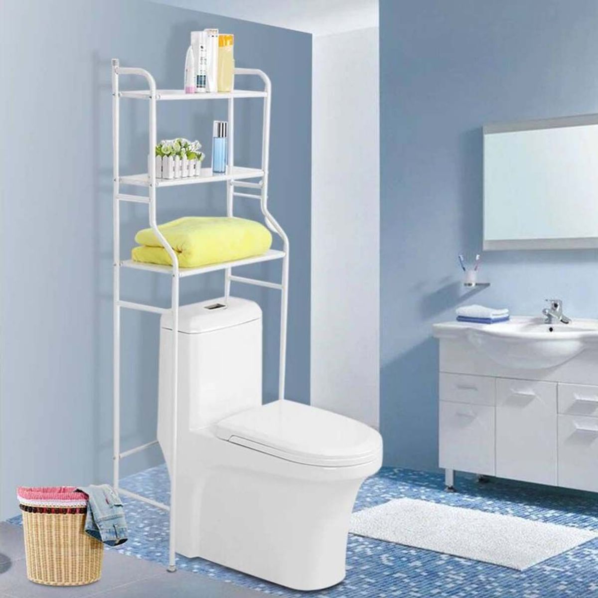 GENERICO - Estante Organizador para Baño 3 Niveles TW-101.