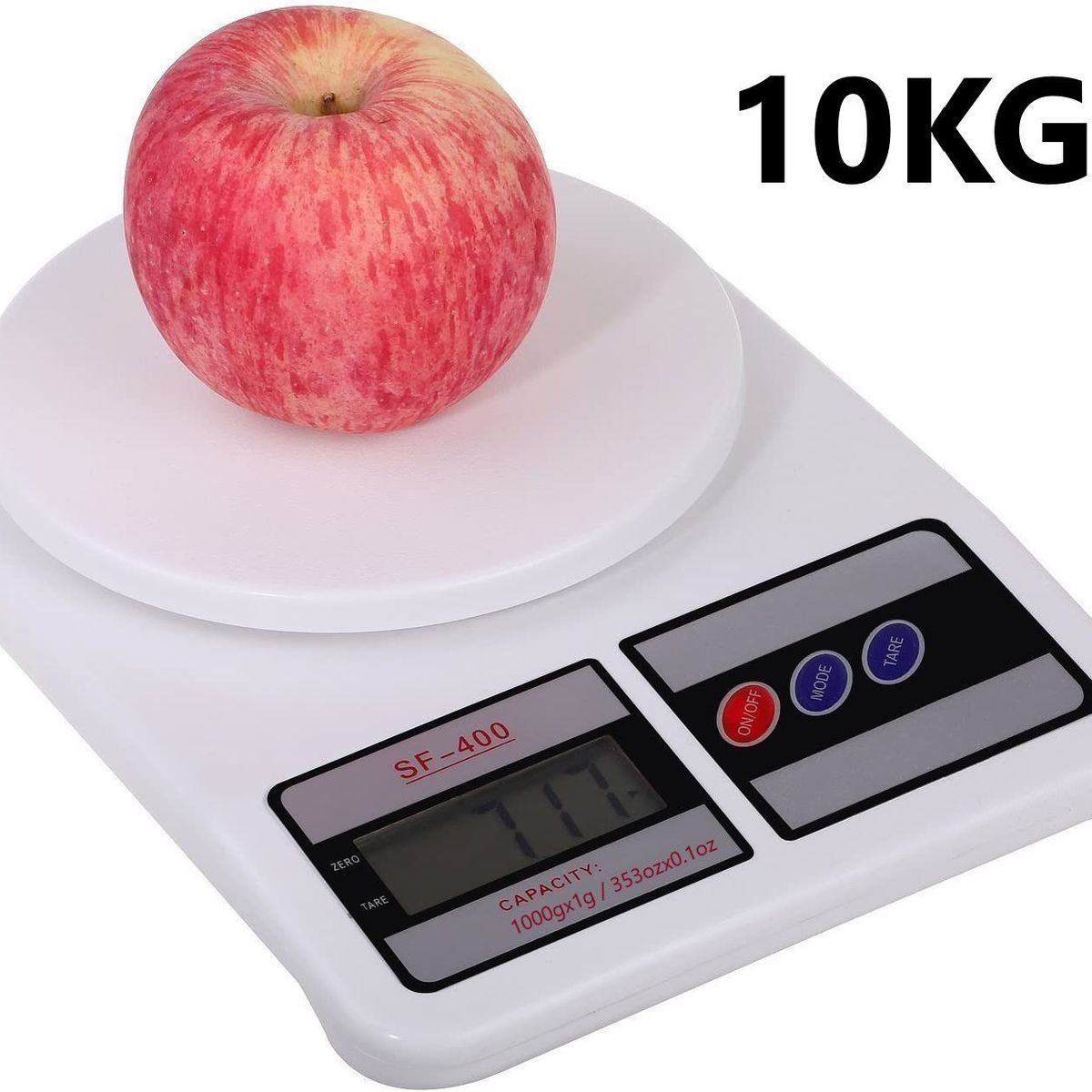 GENERICO - Balanza Electrónica Digital 10kg Sf-400 para Comida y Joyas