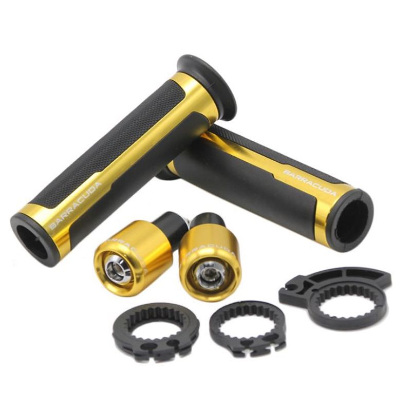 GENERICO - GRIPS PUÑOS CON SLIDERS PARA MOTO BARRACUDA