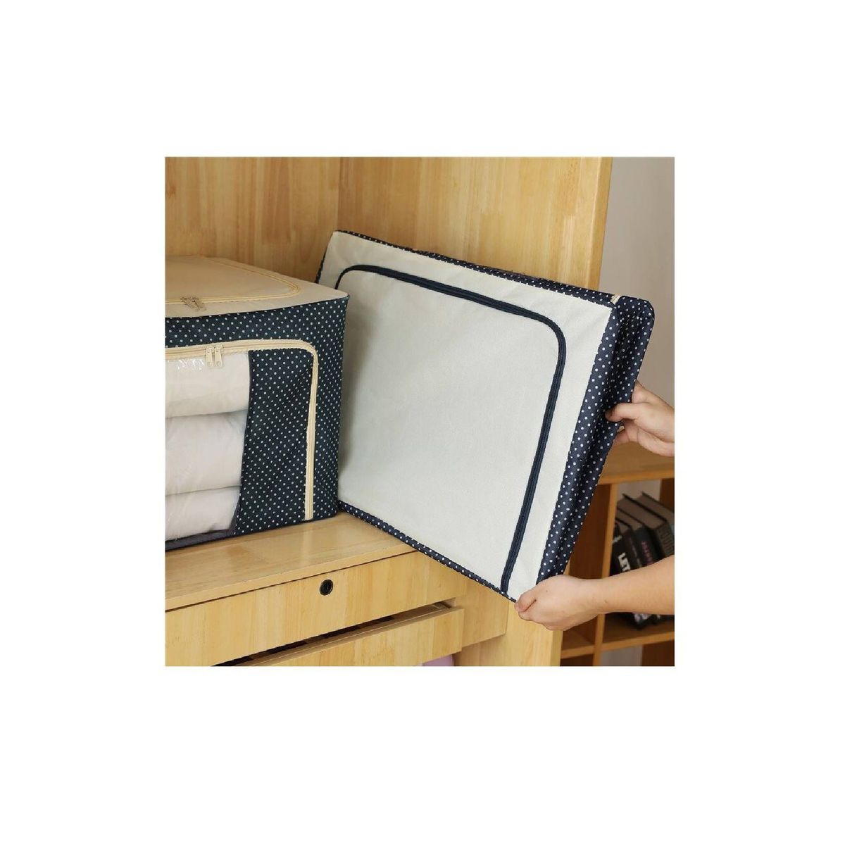 OTTOWARE - Caja de Almacenamiento Plegable  72 L