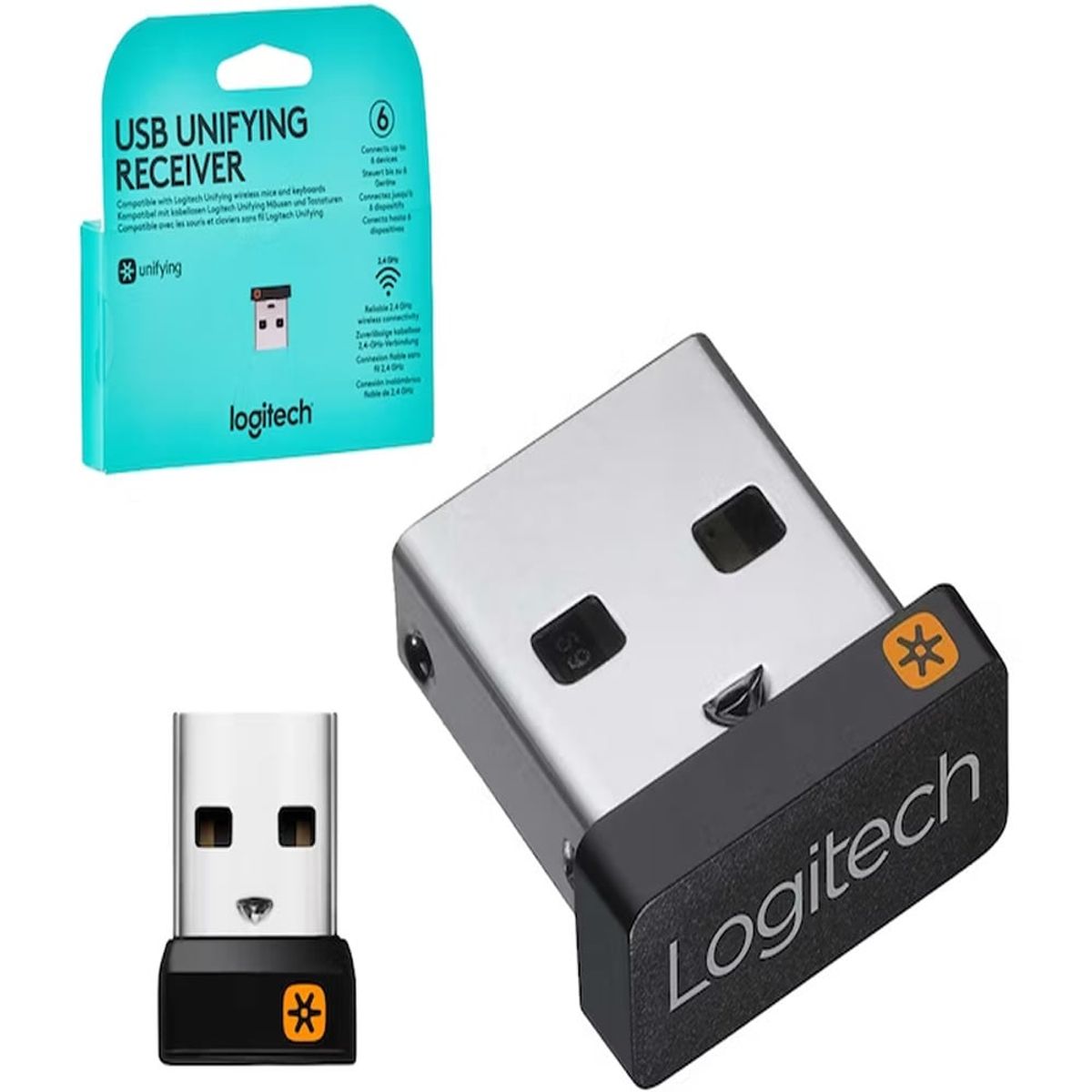 LOGITECH - Receptor Logitech USB Unifying Conecta 6 Dispositivos