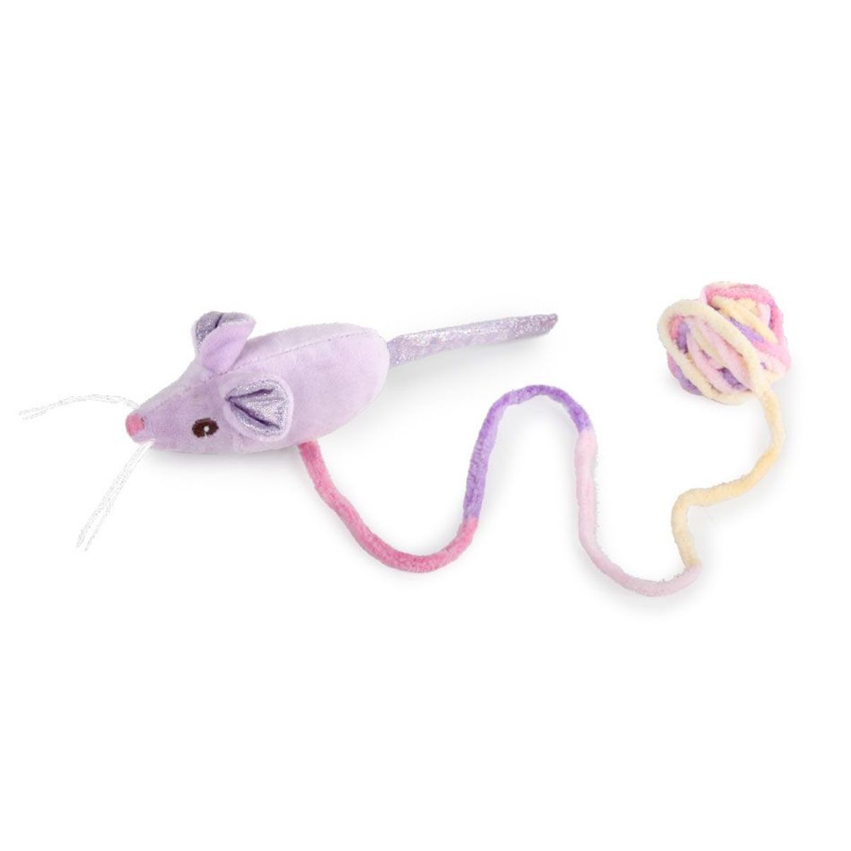 ALL FOR PAWS - Juguete para Gatos Pelota con ratón push or pull