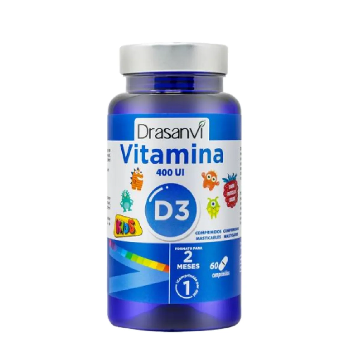 DRASANVI - Vitamina D3 Kids 400UI 60 tabletas masticables