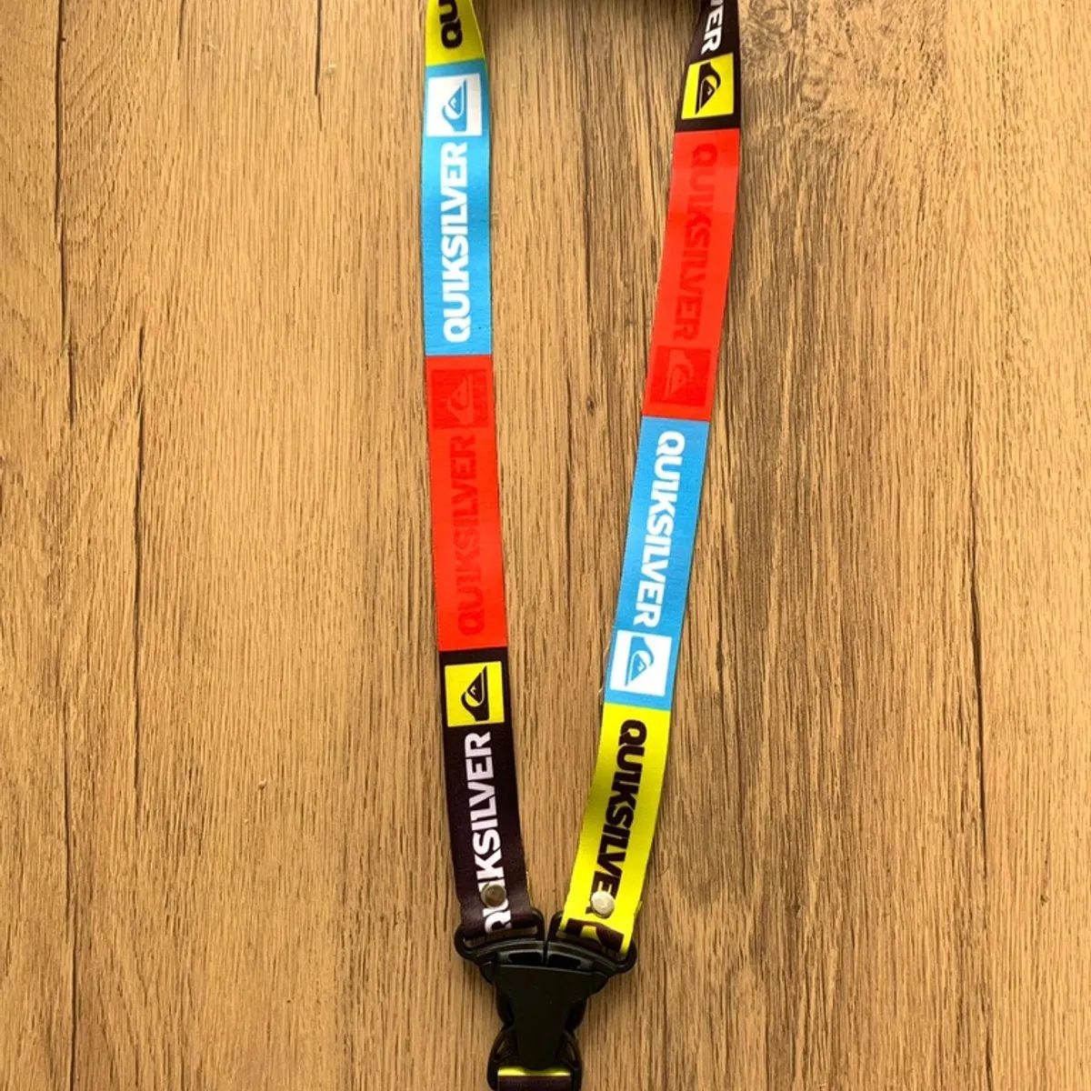 GENERICO - Llavero Quiksilver Lanyard Surf Pita Colgador de Llaves Cinta