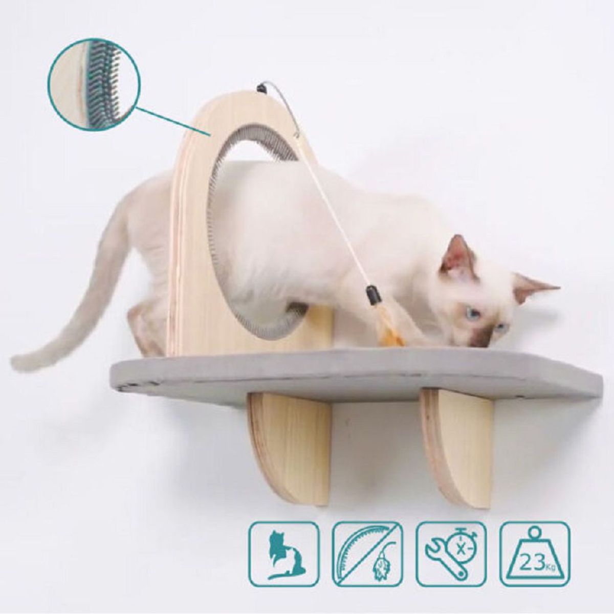 ALL FOR PAWS - Skywalk  Plataforma Groom  Play para Gatos