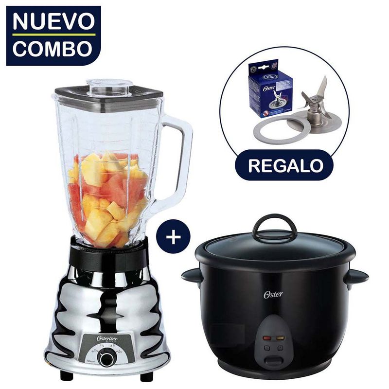 OSTER - Combo Licuadora 250-22 OllaCKSTRC1700B  Cuchilla