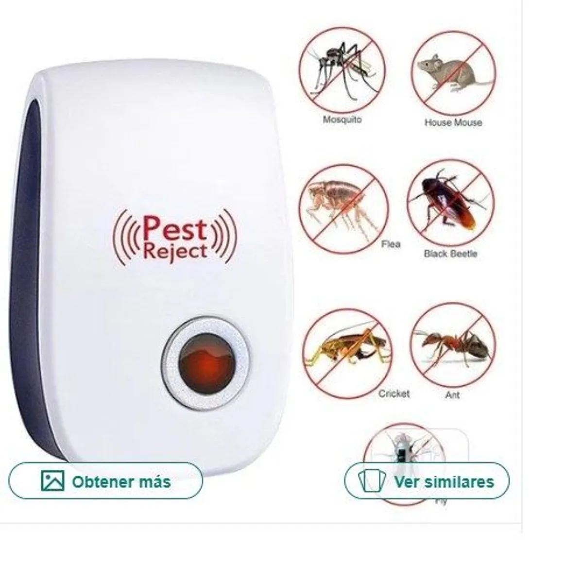 GENERICO - Repelente portatil de cucarachas ratas zancudos y plagas