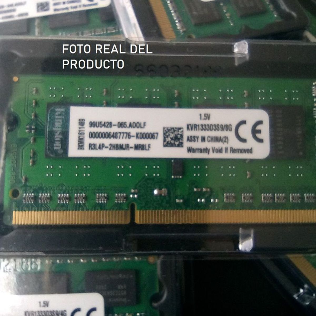 HYPERX - Memoria RAM DDR3 - 4GB 1333mhz - Kingston Para Laptop