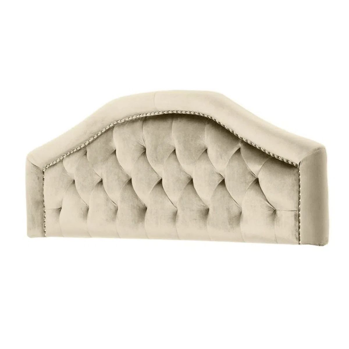 MAVISAC - Cabecera Reina Mavisac Plaza Queen Color Marfil - Tela