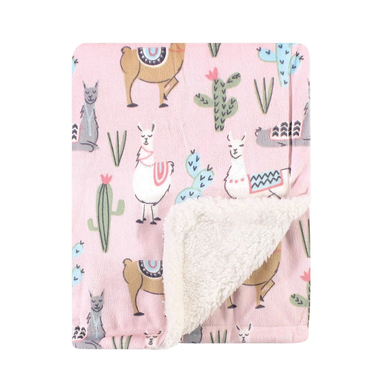 HUDSON - MANTA DE SHERPA PARA BEBES - LLAMAS