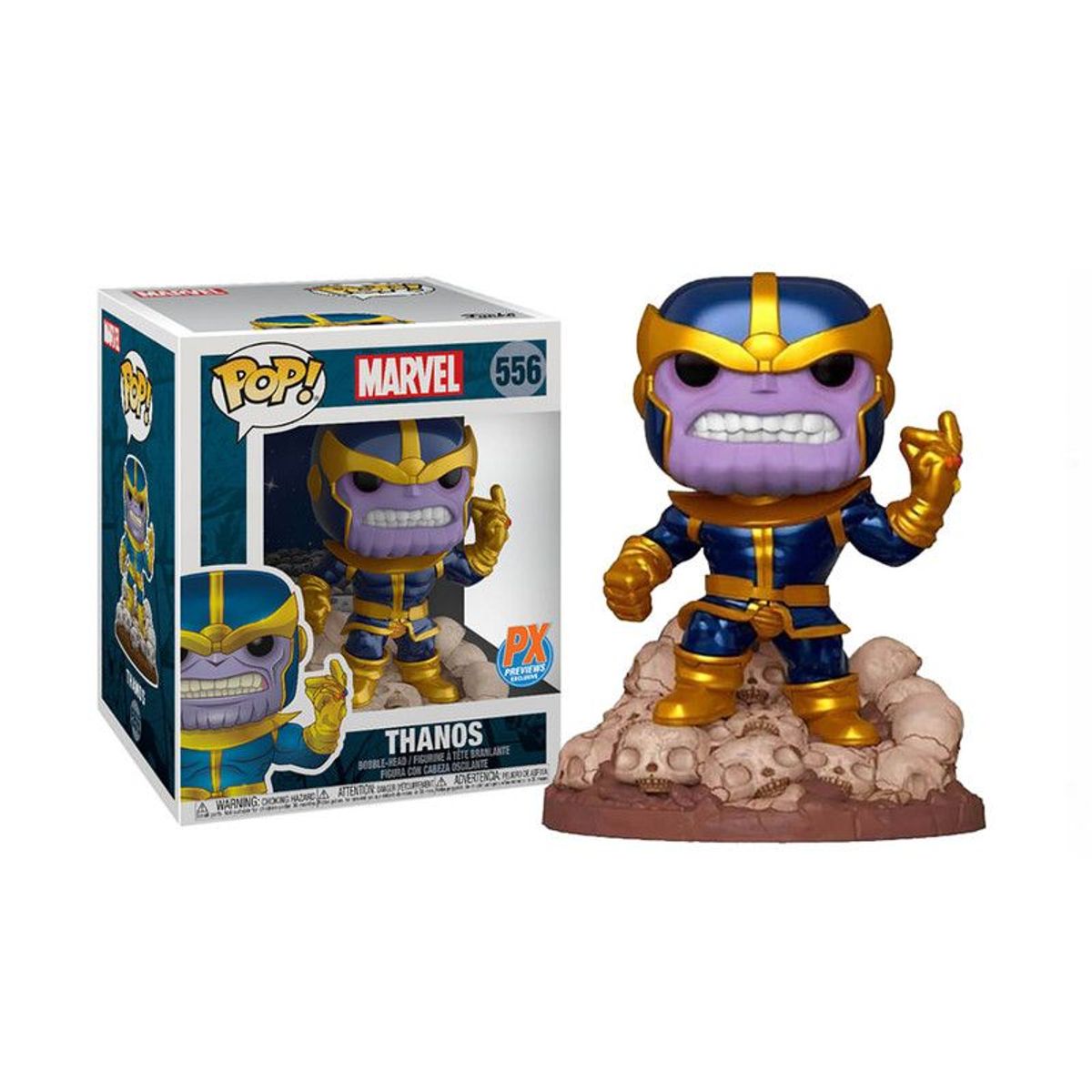 FUNKO - Funko Pop Marvel - Thanos 6 Pulgadas exclusivo de PX 556