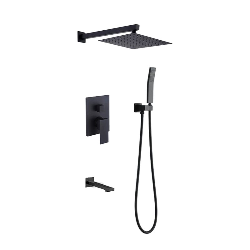 XM - MEZCLADORA PARA BAÑO Y TINA NEGRO CUADRADO MT304- 010D701