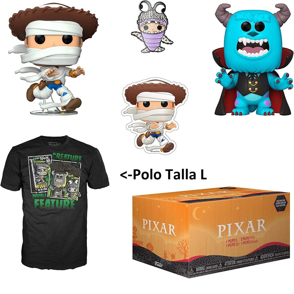 FUNKO - Funko pop Box Collector Disney Pixar Halloween - Talla L