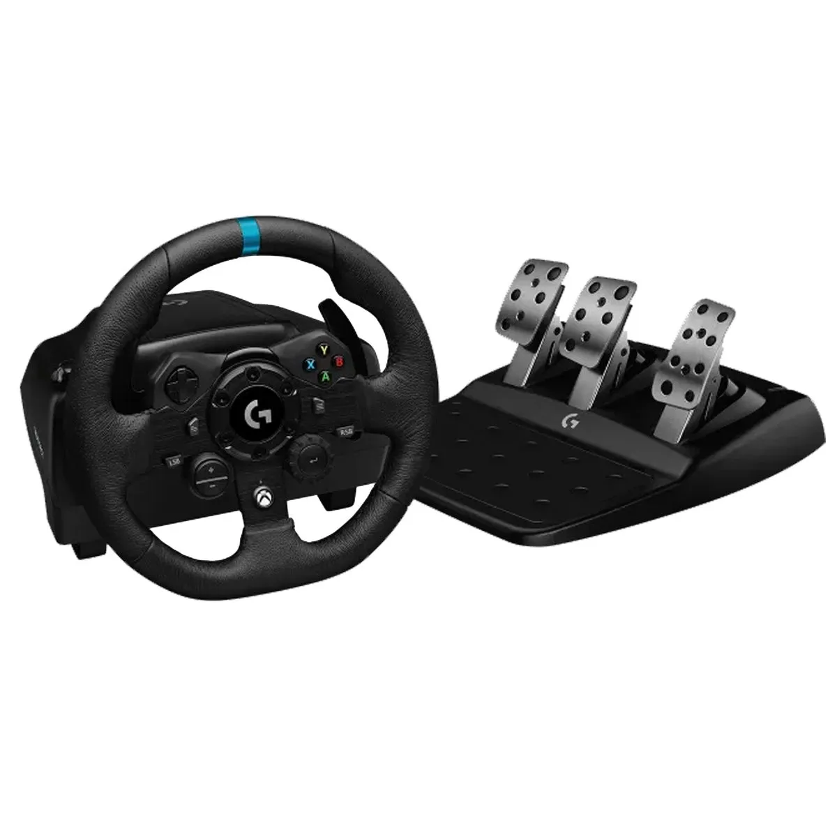 LOGITECH - Timón Con Pedal Gamer Logitech G923 Racing Wheel Pc Usb Black