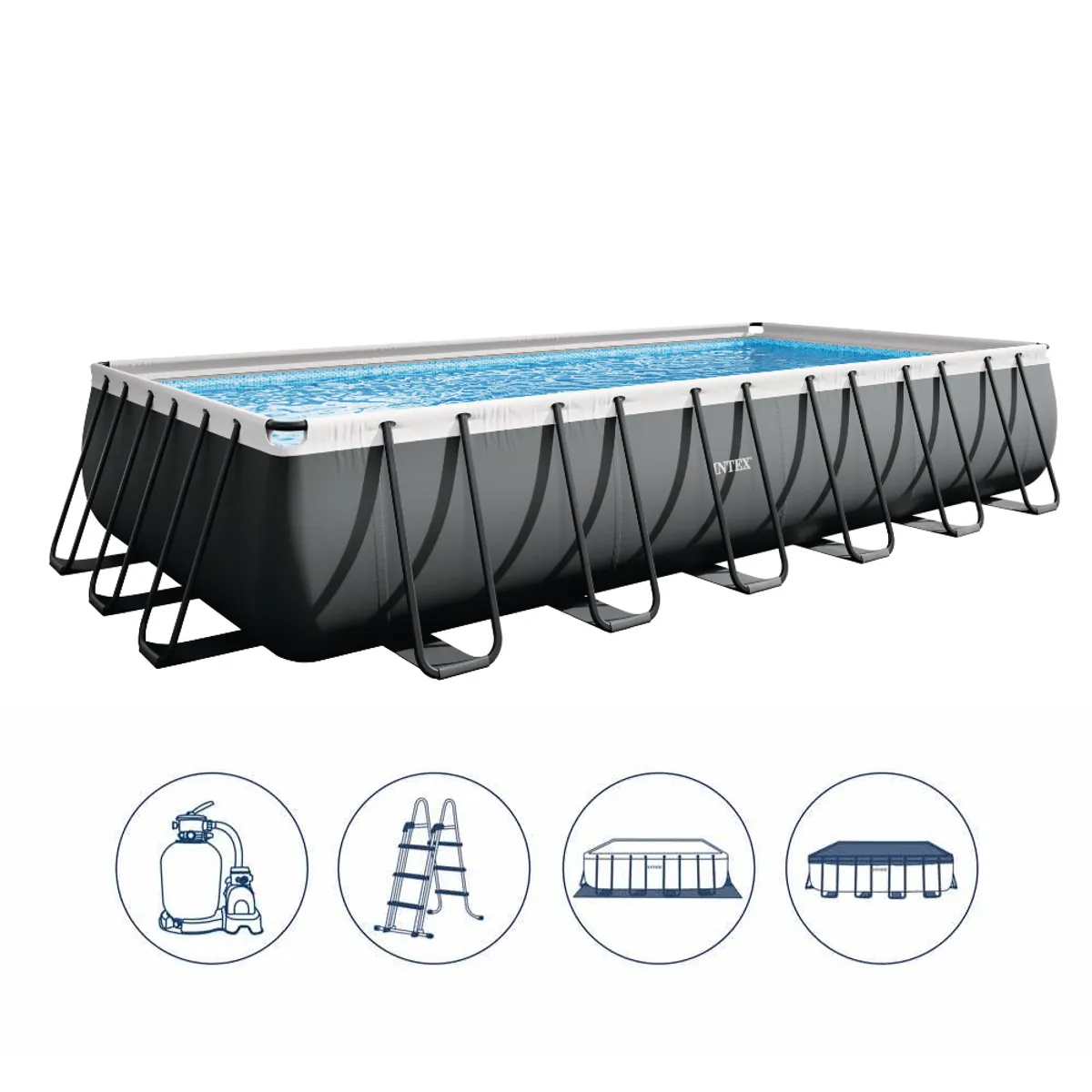 INTEX - Piscina Estructural Ultra XTR Frame 732x366x132cm Intex