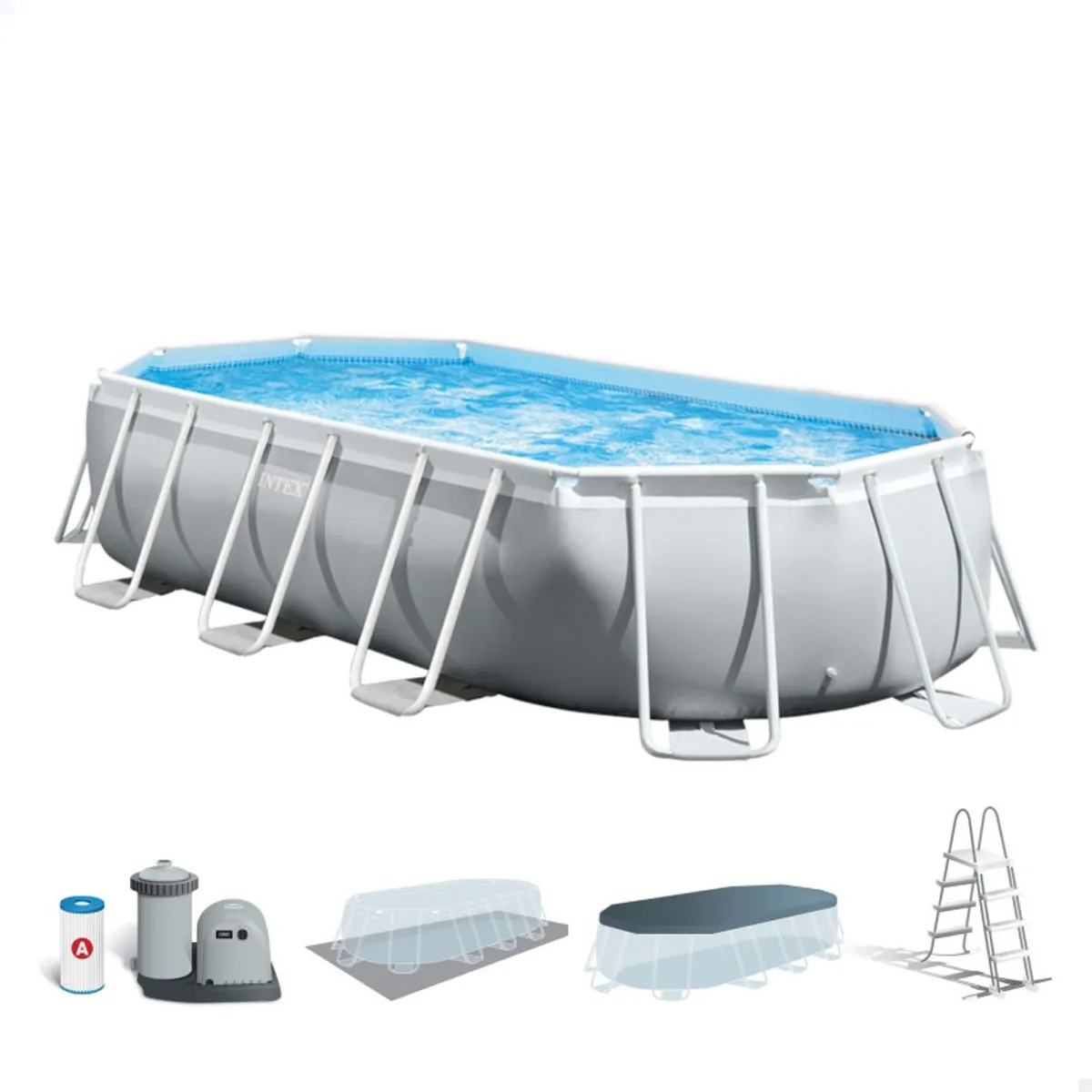 INTEX - Piscina Estructural Prism Frame 610x305x122cm Intex