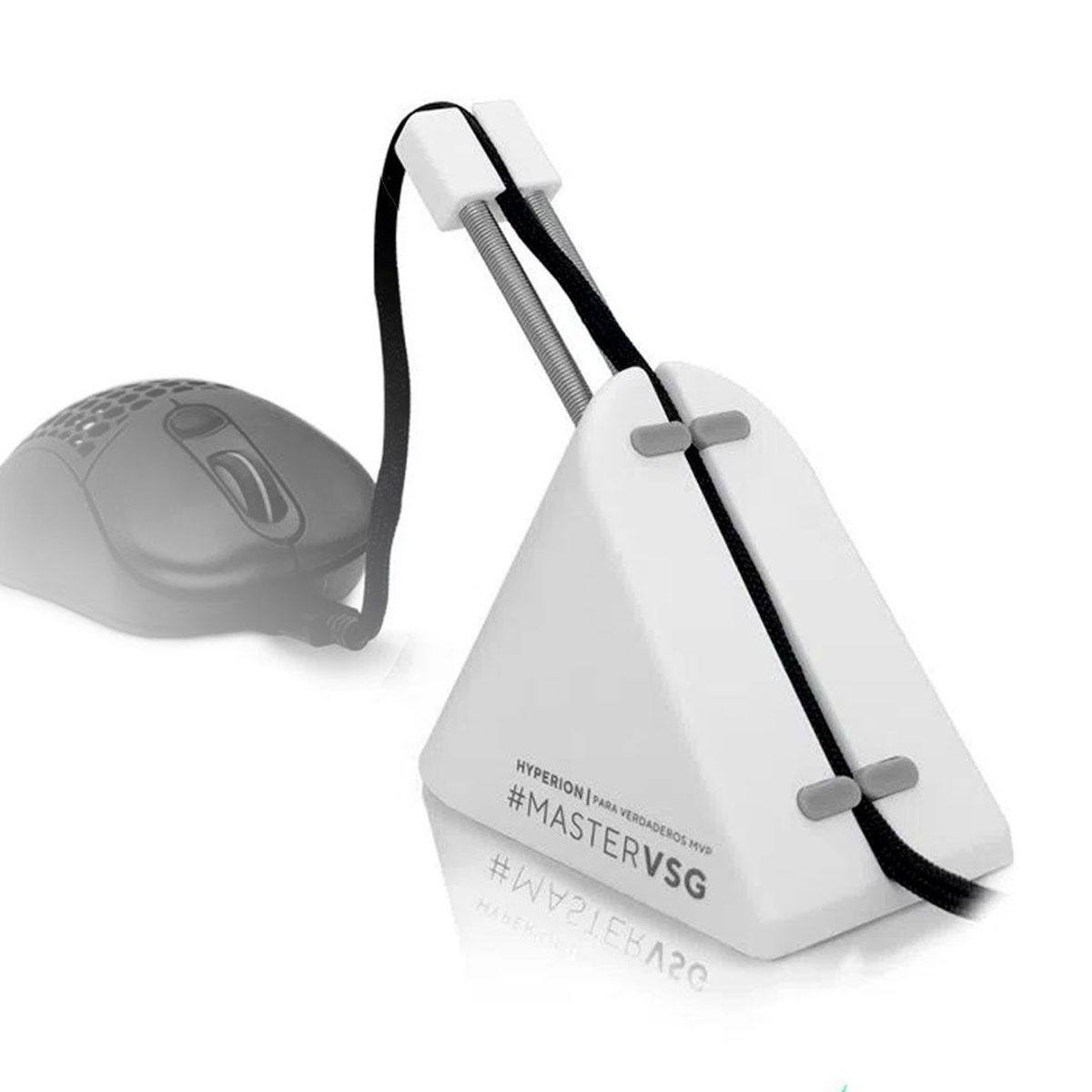 VSG - Soporte de clable para mouse vsg hyperion con antideslizante - Blanco