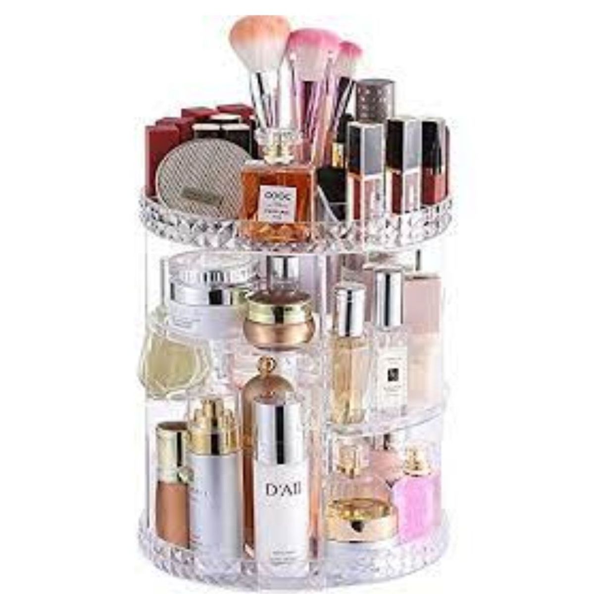 OEM - Organizador de Maquillaje Acrílico Giratorio 360 Grados