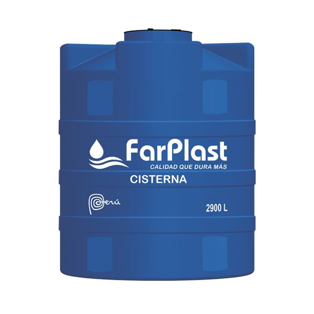 FARPLAST - CISTERNA PARA AGUA DE 2,900 LTS CON KIT DE ACCESORIOS FARPLAST
