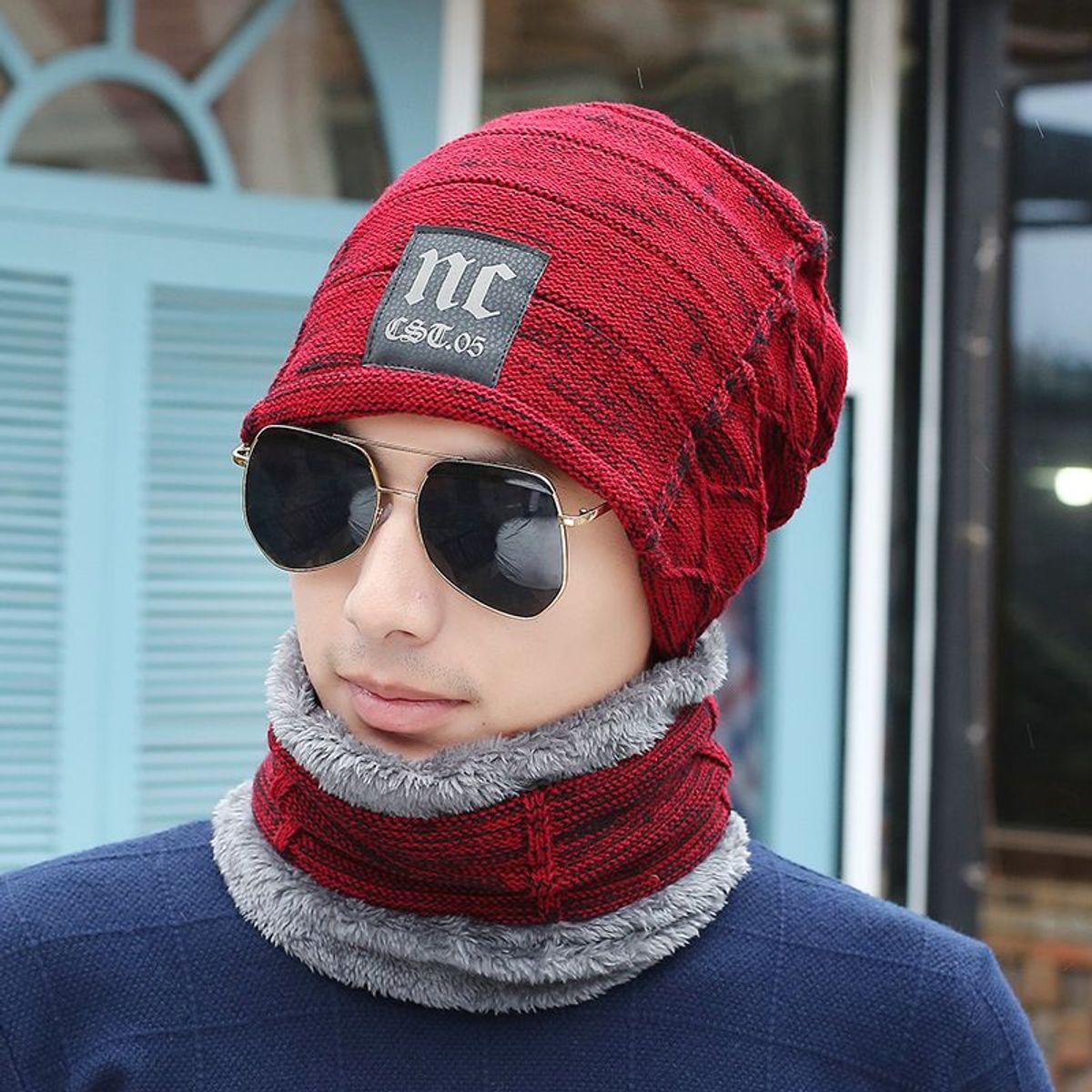 GENERICO - GORRO Y CHALINA CONJUNTO UNISEX