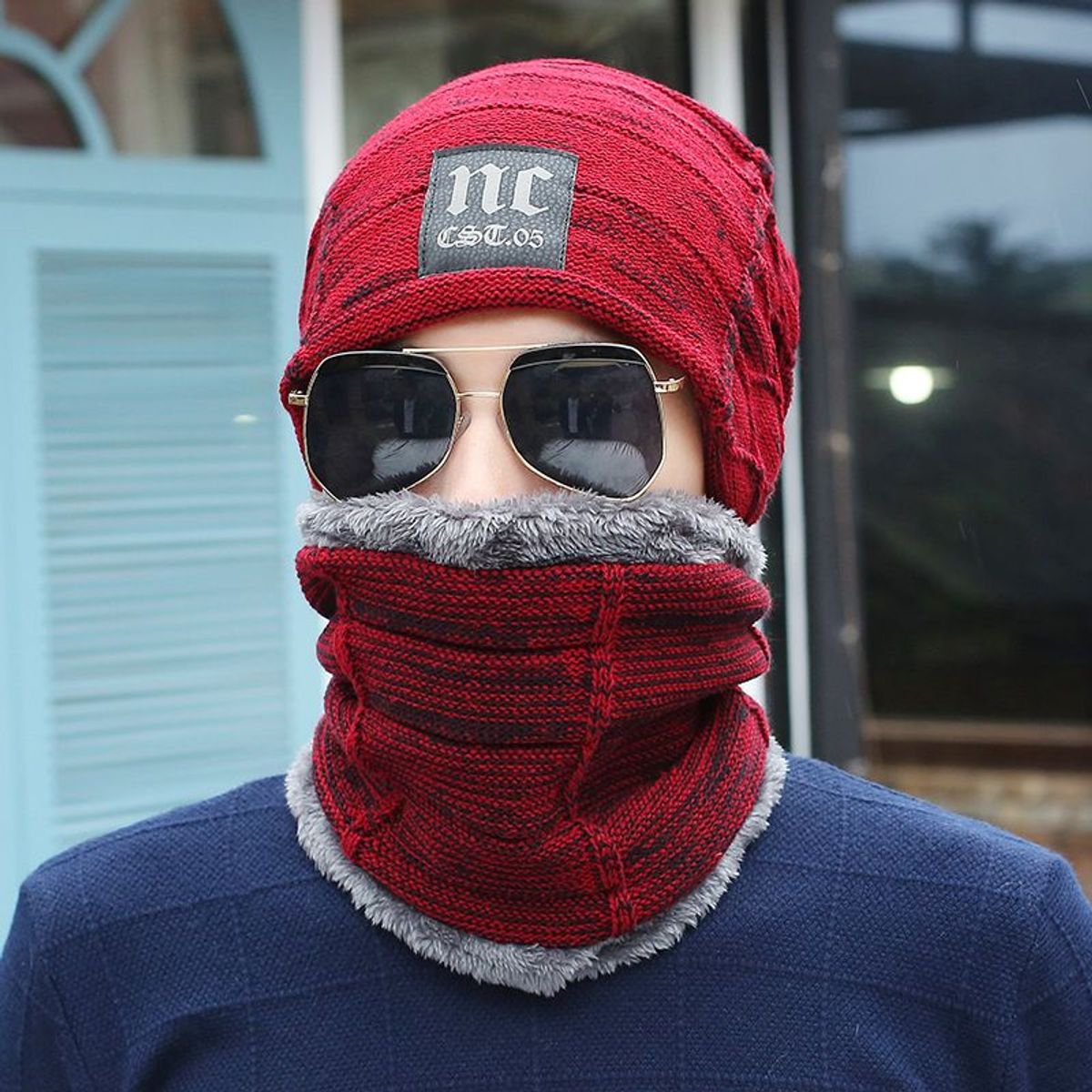 GENERICO - GORRO Y CHALINA CONJUNTO UNISEX